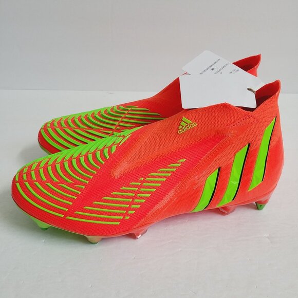 NEW Adidas Predator Edge+ SG Soccer Cleats GW1038 Size 7.5 Solar Red main image 8